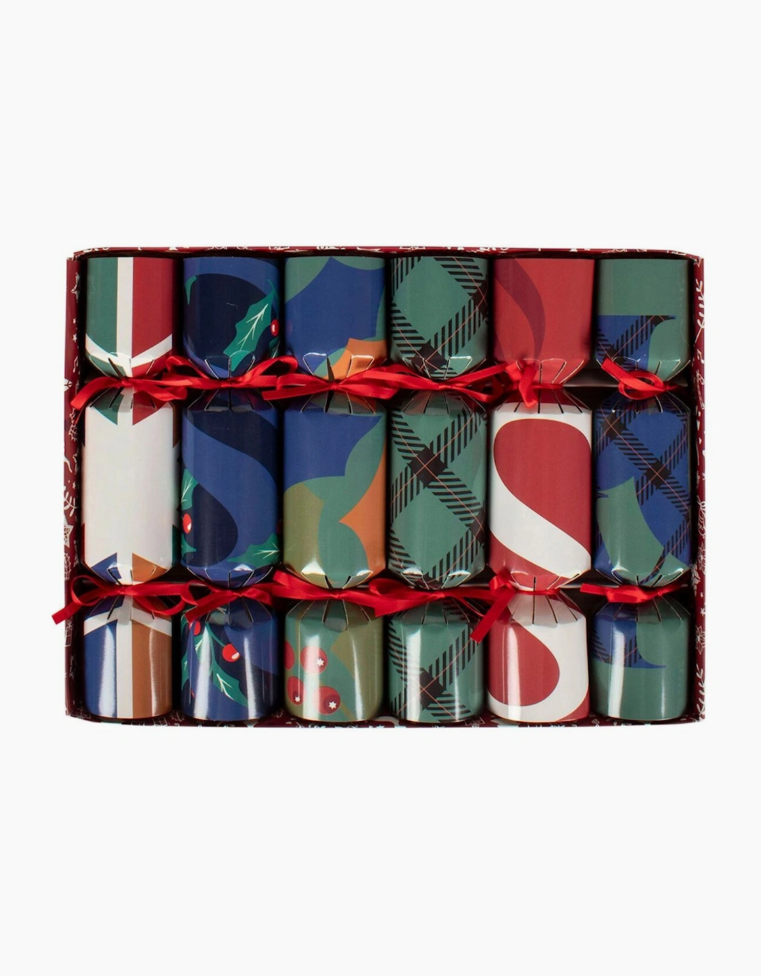 Sockshop 6 Fun Filled Sock Crackers RED
