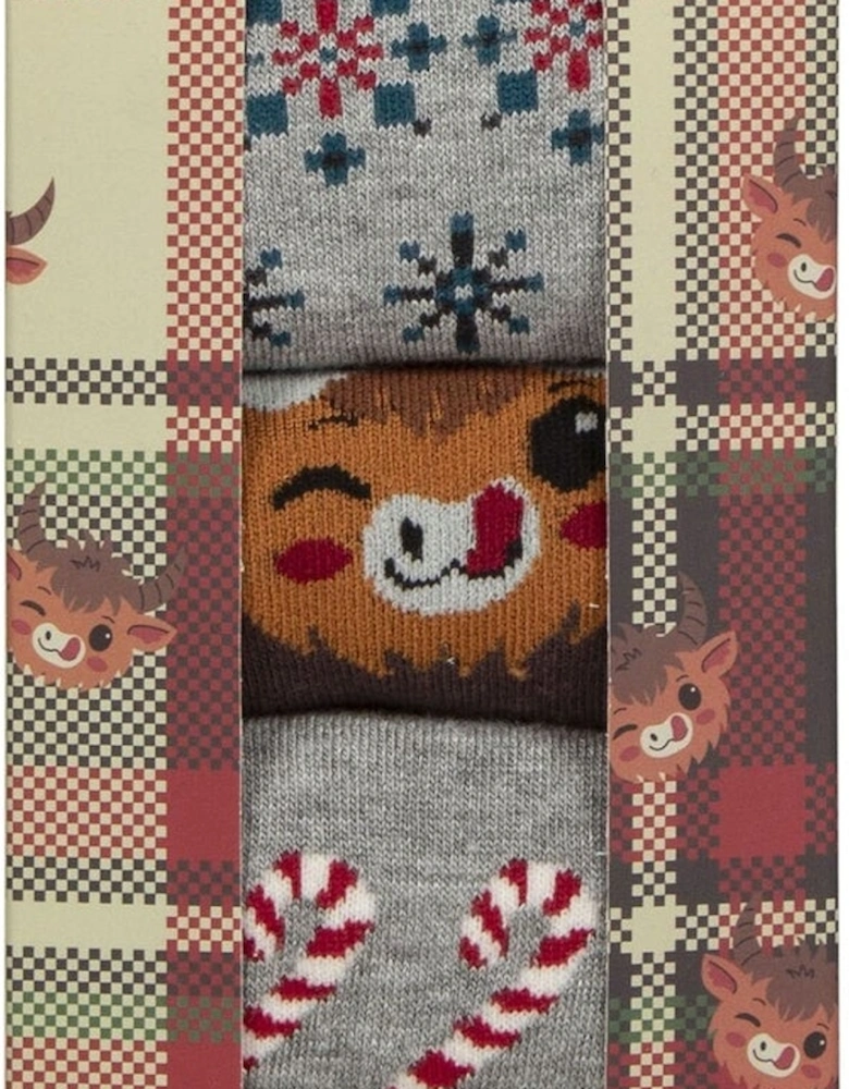 Sockshop Lazy Panda Bamboo Socks 5 Pack Christmas