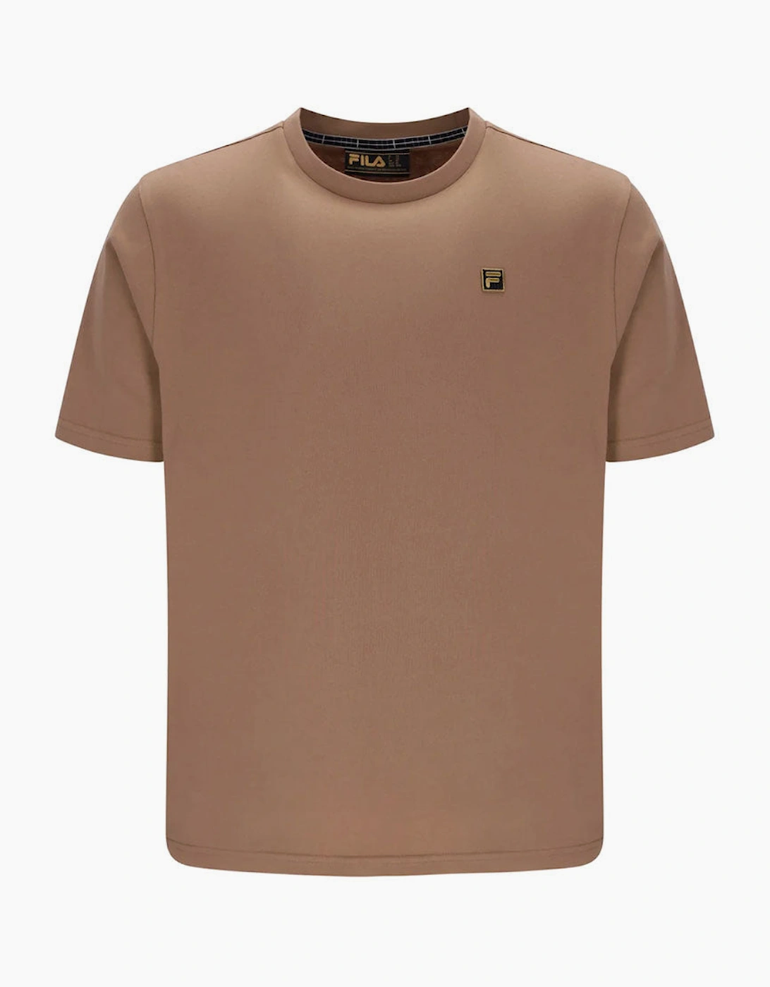 Fila Gold Yaxley 3 Premium T Shirt - Raw Umber Brown