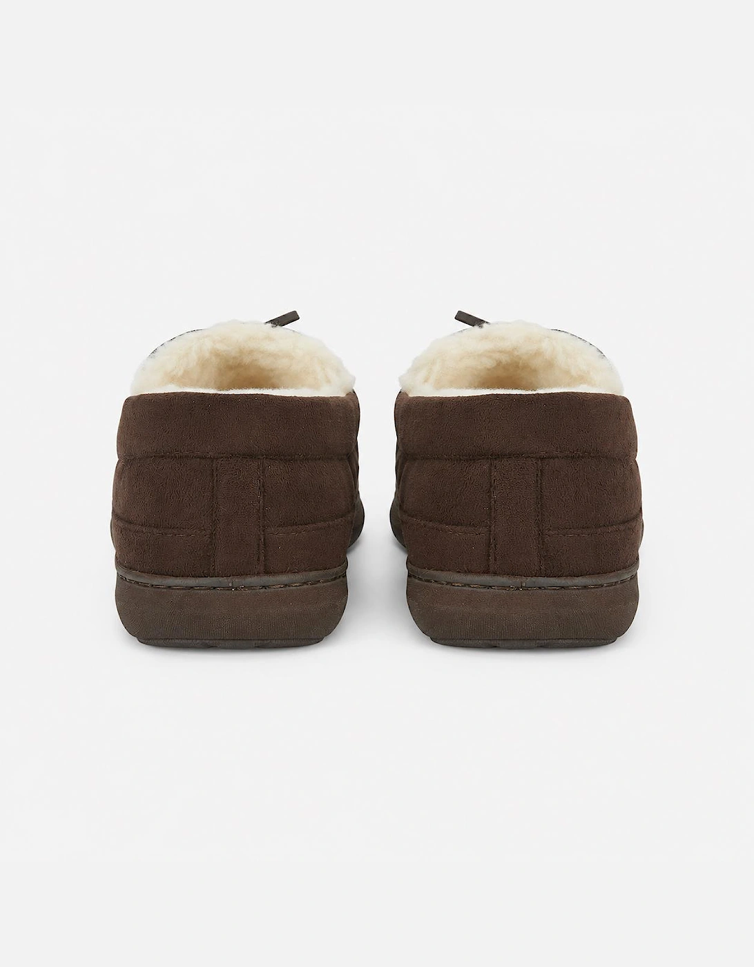 Jo & Joe CRANFORD Mens Moccasin Slippers Brown