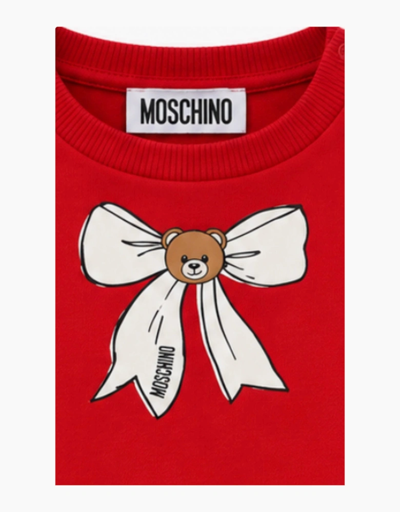 MOSCHINO BABY/TODDLER GIRLS RED DRESS MAV0CU