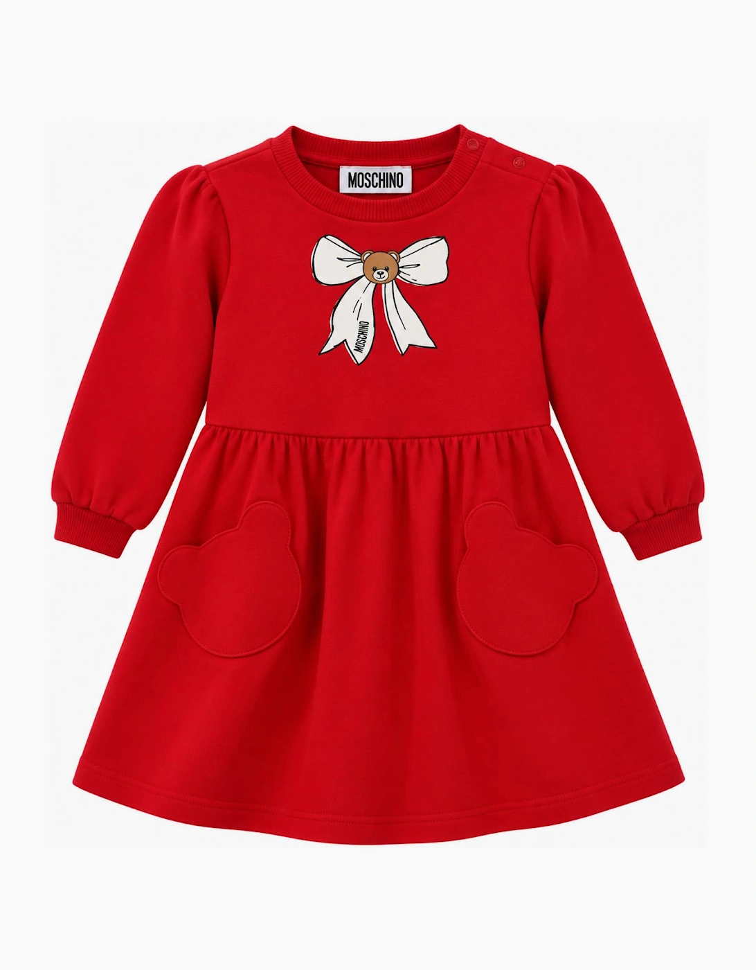 MOSCHINO BABY/TODDLER GIRLS RED DRESS MAV0CU