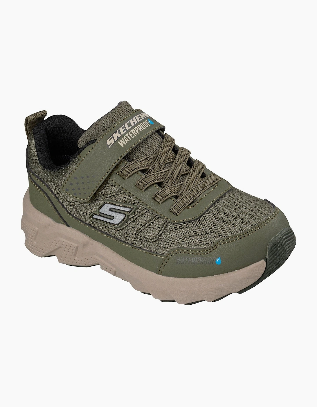 Skechers Elite Sport Tread Aquavek Olive Trainers