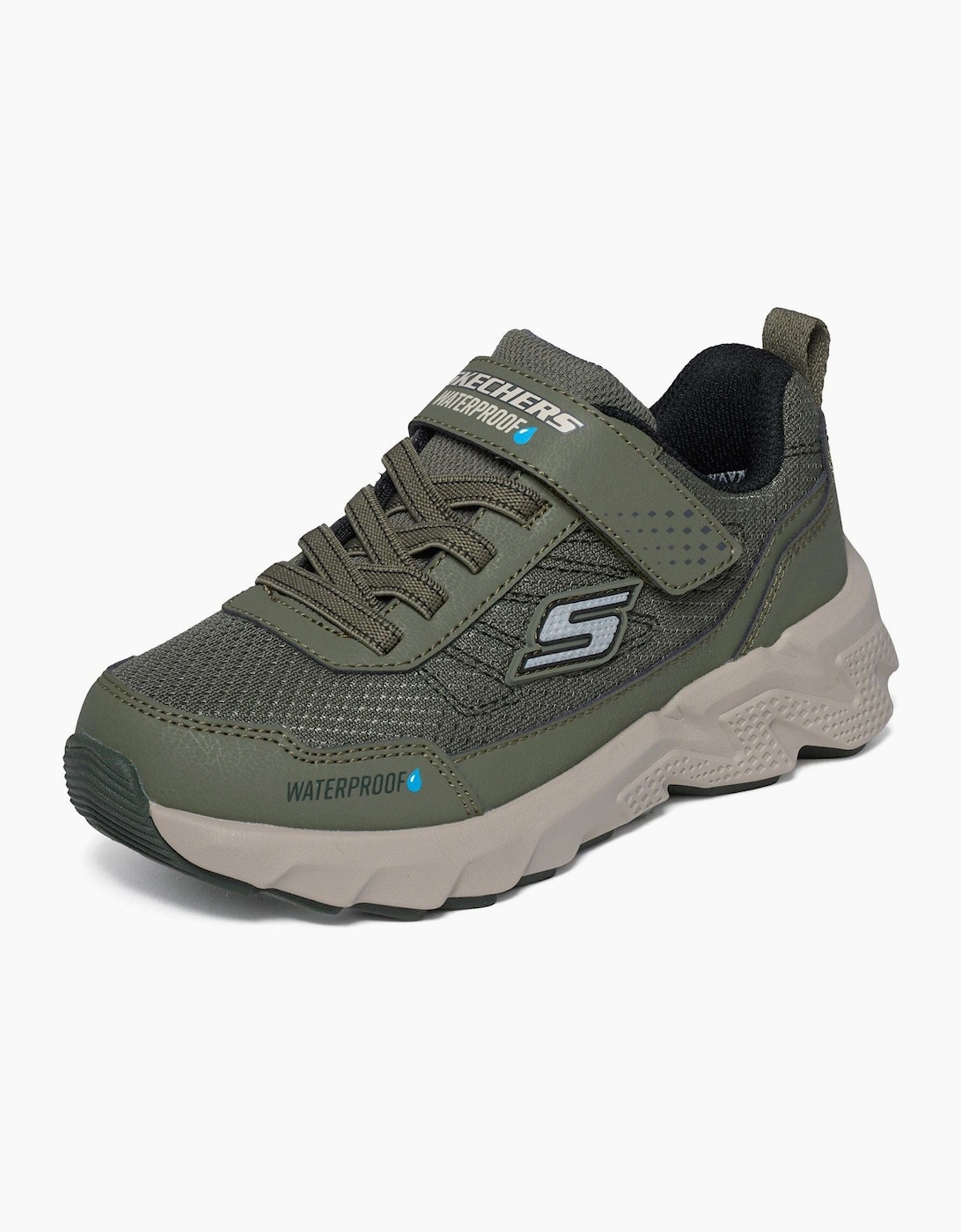 Skechers Elite Sport Tread Aquavek Olive Trainers