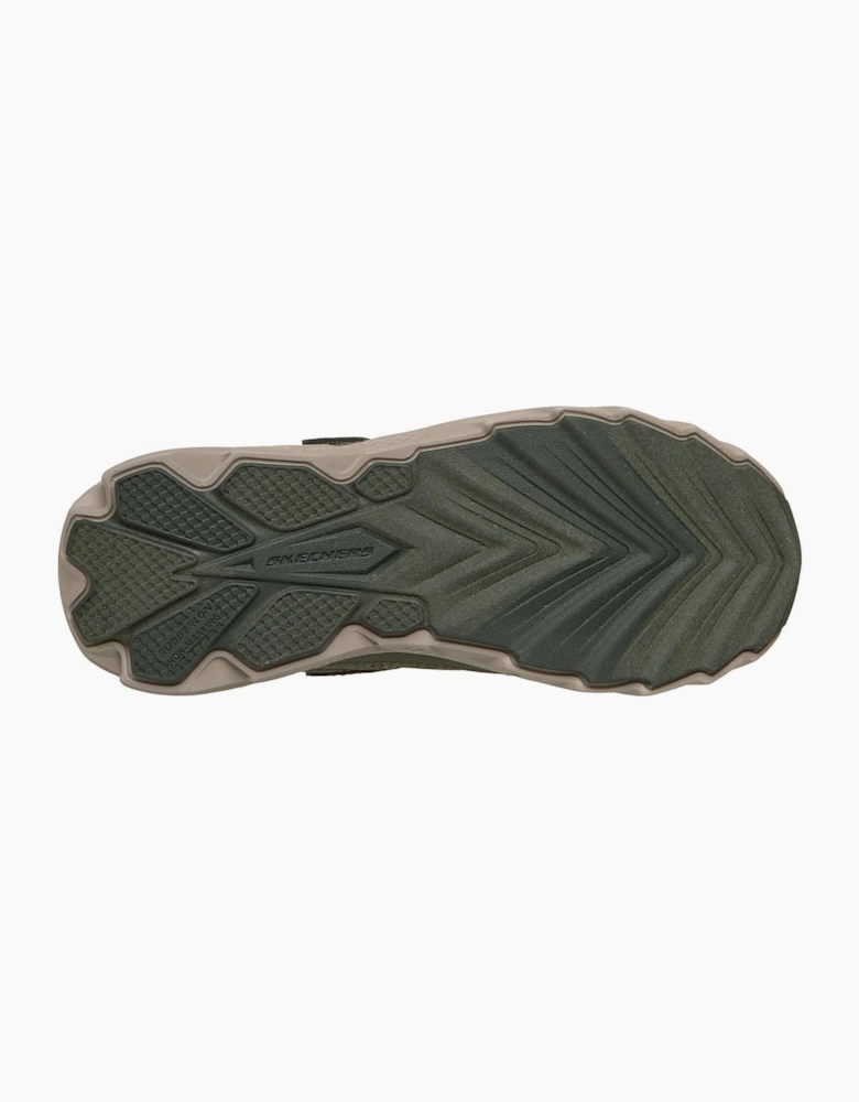 Skechers Elite Sport Tread Aquavek Olive Trainers