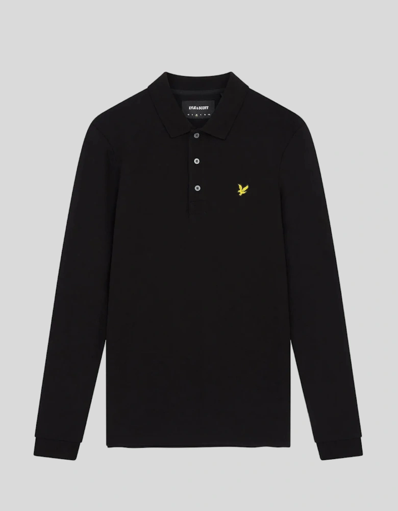 Long Sleeve Polo Shirt Plus