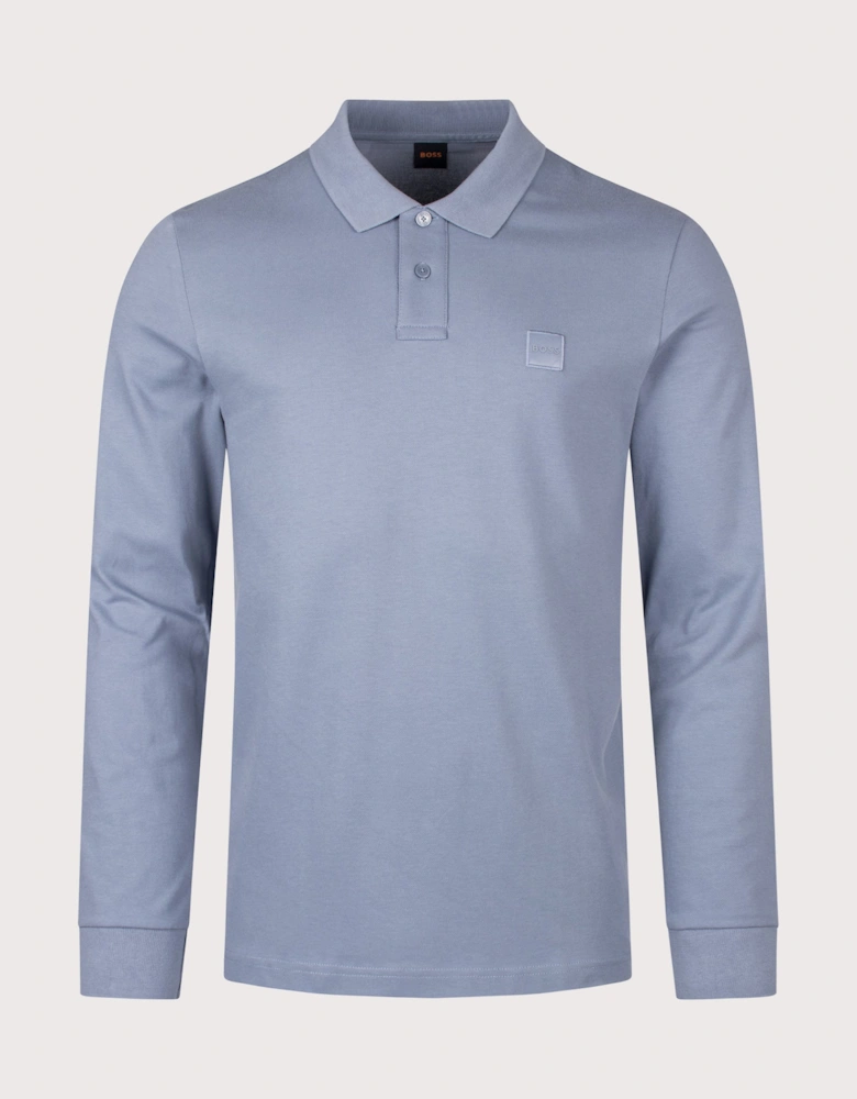 Slim Fit Passerby Long Sleeve Polo Shirt