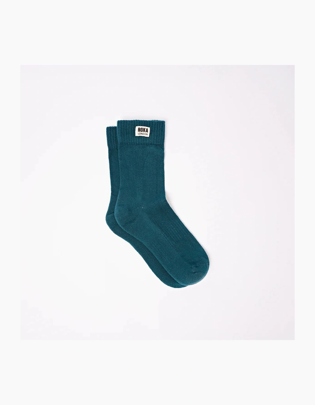 Wimbeldon Crew Socks for Women - Teal