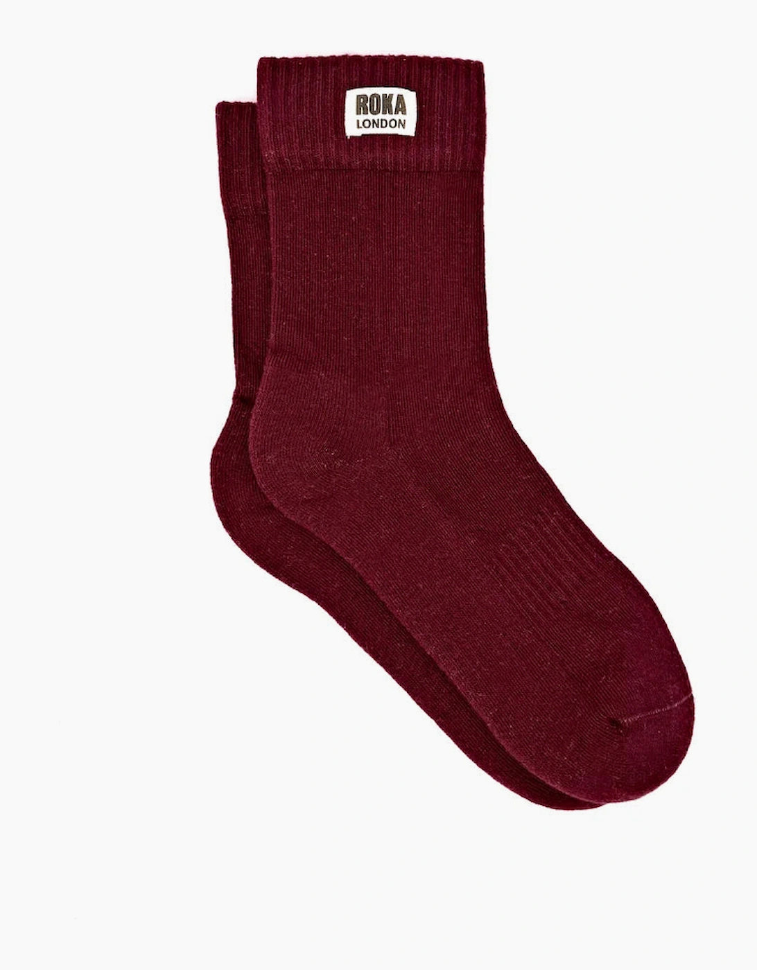 Wimbeldon Crew Socks for Women - Plum
