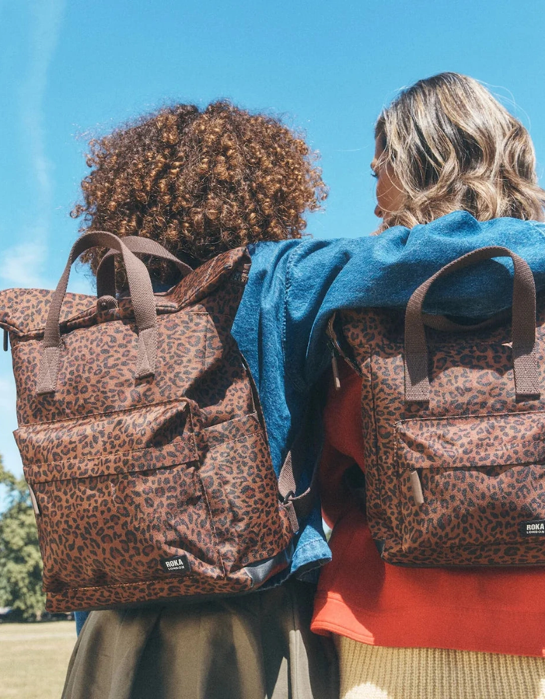 Canfield Roll Top Backpack - Medium Leopard