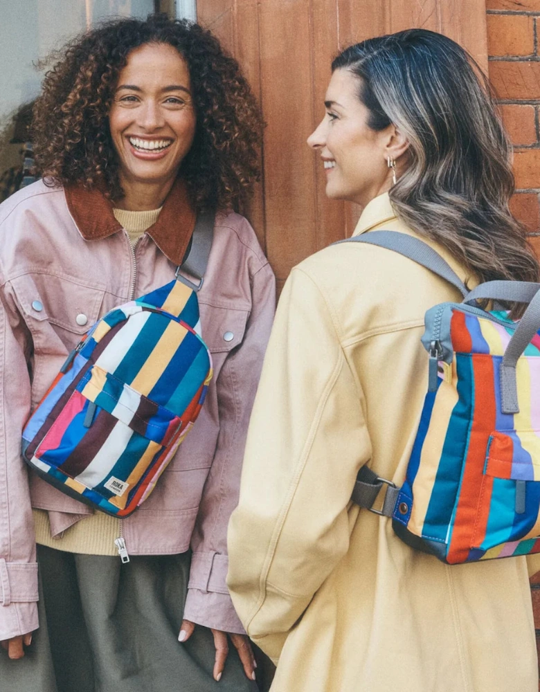 Bantry Backpack in Wide Multi Stripe