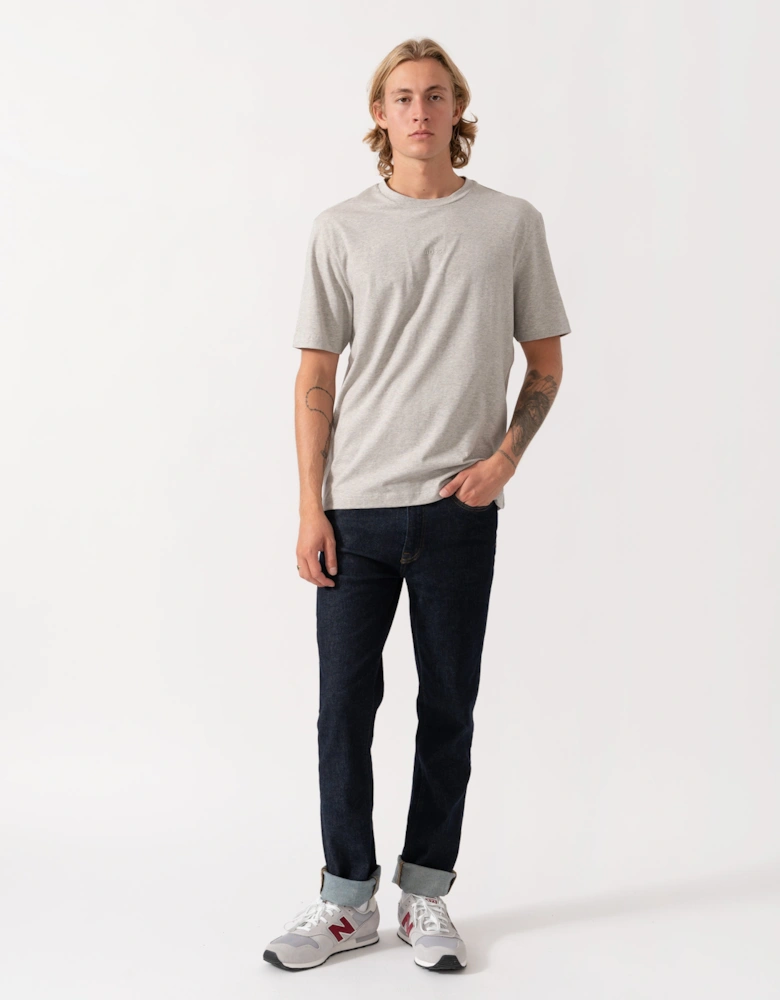 BOSS Orange TChup Mens Crew Neck Small Logo T-Shirt  - Open Grey 086