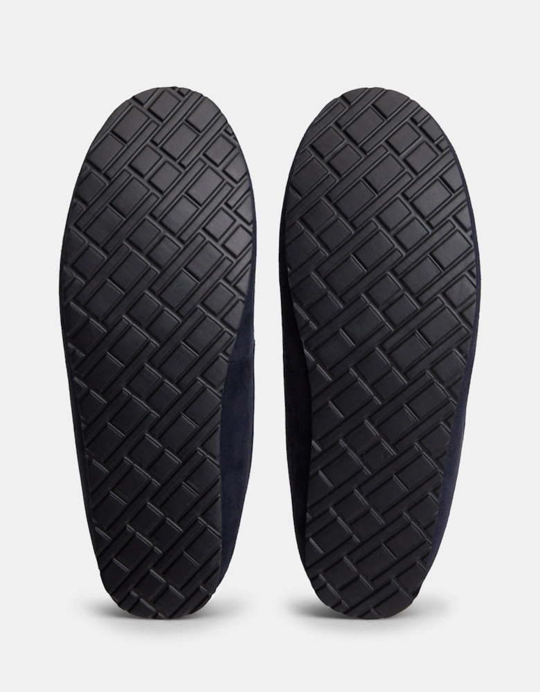 Tommy Hilfiger Driver Mens Hilfiger House Shoes - Navy Blue