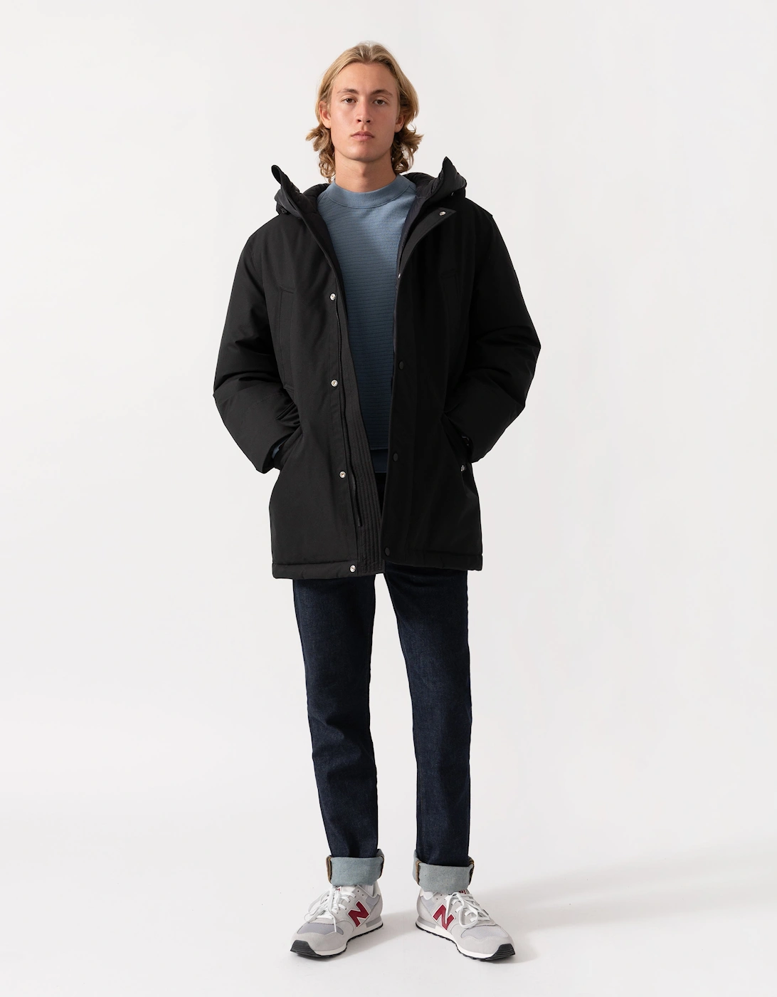 BOSS Orange Osiass1 Mens Parka - Black 001