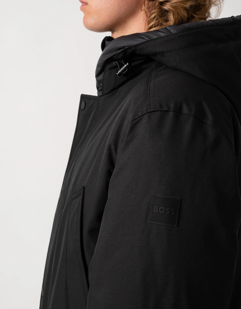 BOSS Orange Osiass1 Mens Parka - Black 001