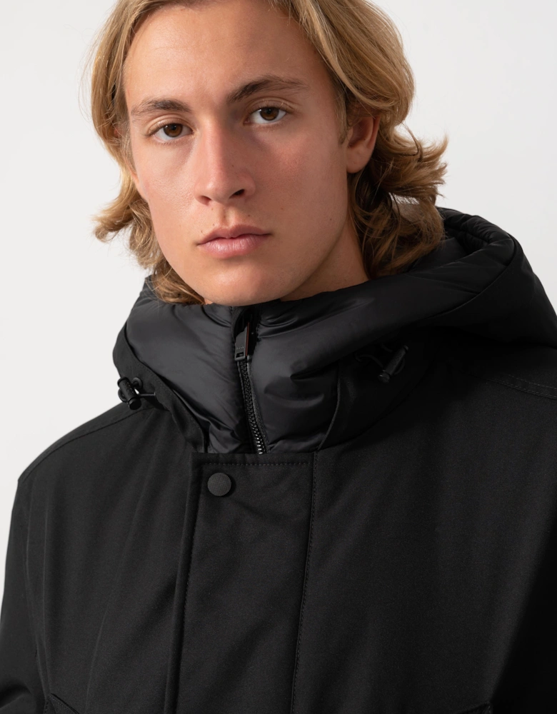 BOSS Orange Osiass1 Mens Parka - Black 001