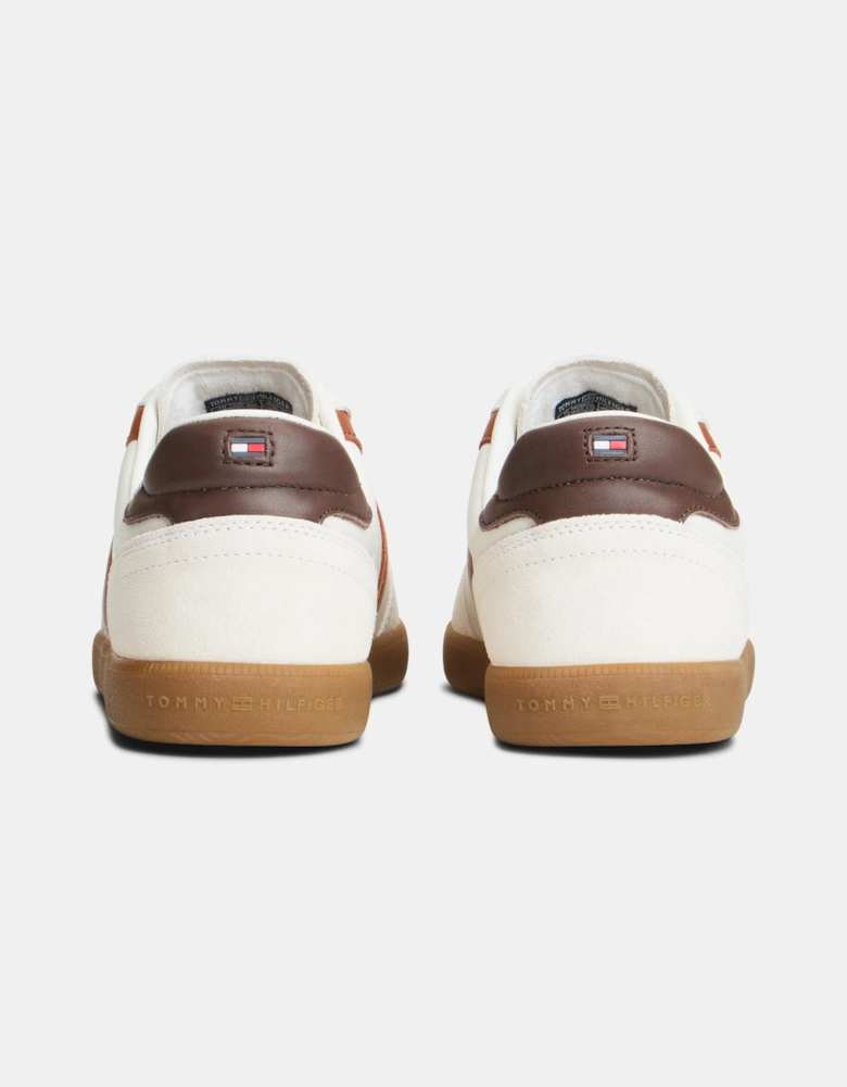 Tommy Hilfiger TH Tribeca Mix Mens Trainers - Ecru