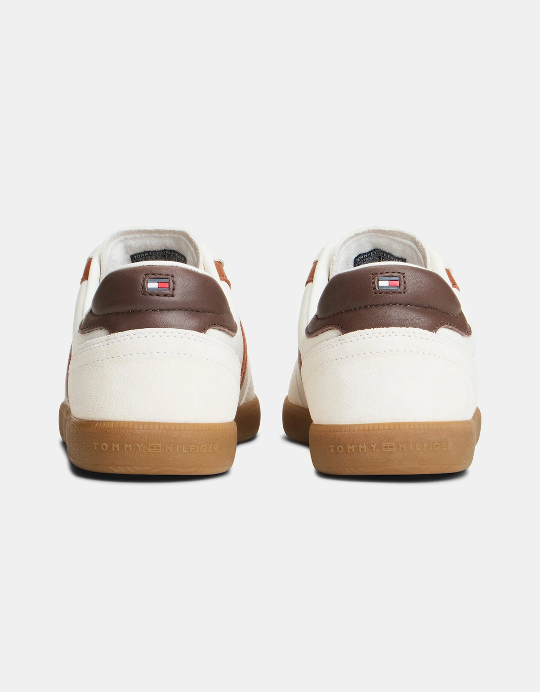 Tommy Hilfiger TH Tribeca Mix Mens Trainers - Ecru
