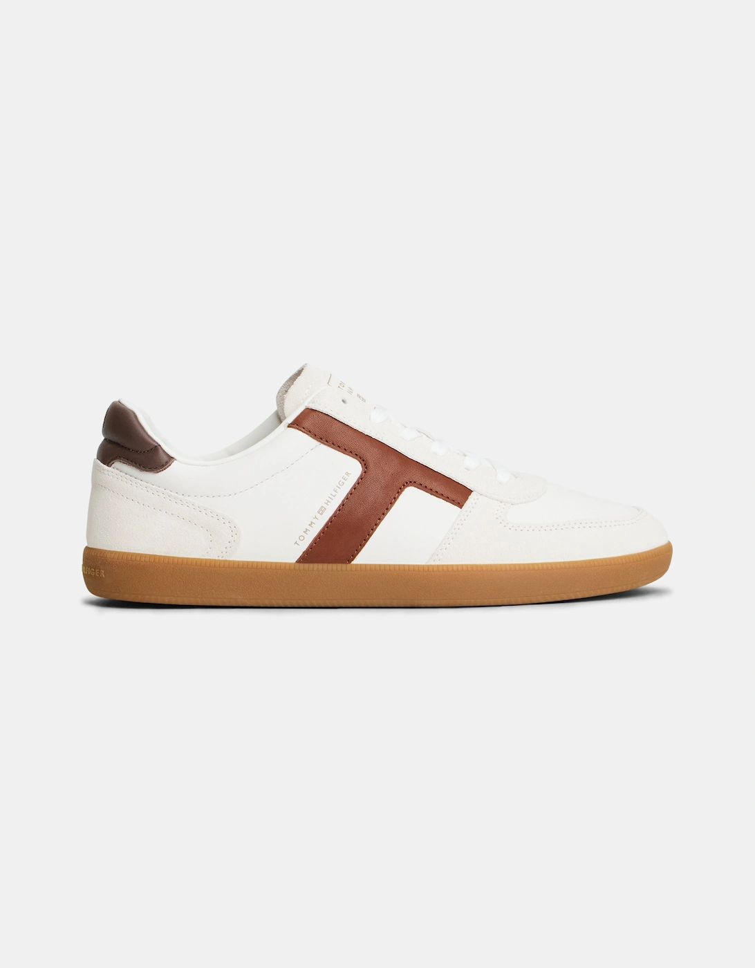 Tommy Hilfiger TH Tribeca Mix Mens Trainers - Ecru