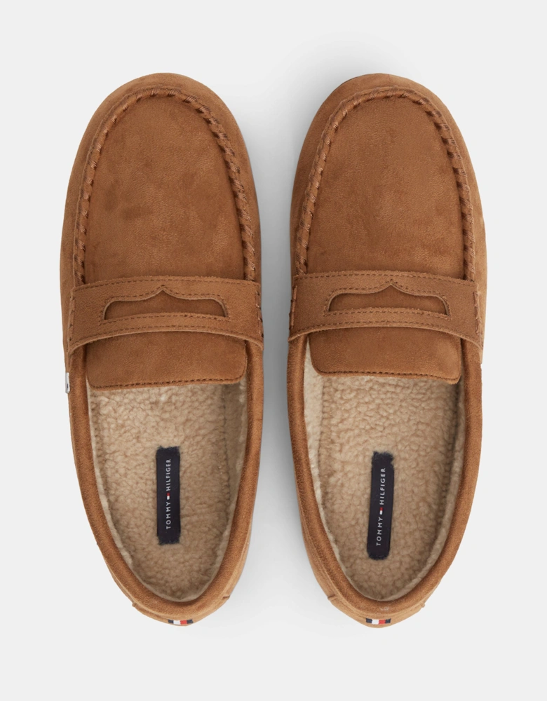 Tommy Hilfiger Driver Mens Hilfiger House Shoes - Coconut Grove