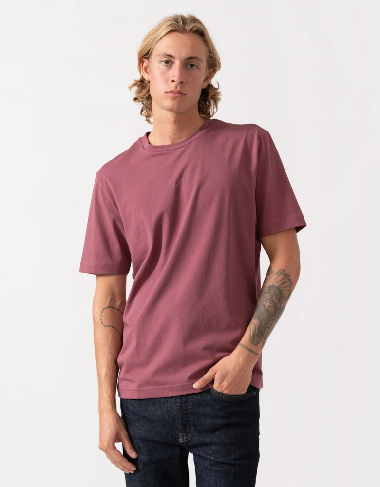 BOSS Orange TChup Mens Crew Neck Small Logo T-Shirt  - Medium Red 618