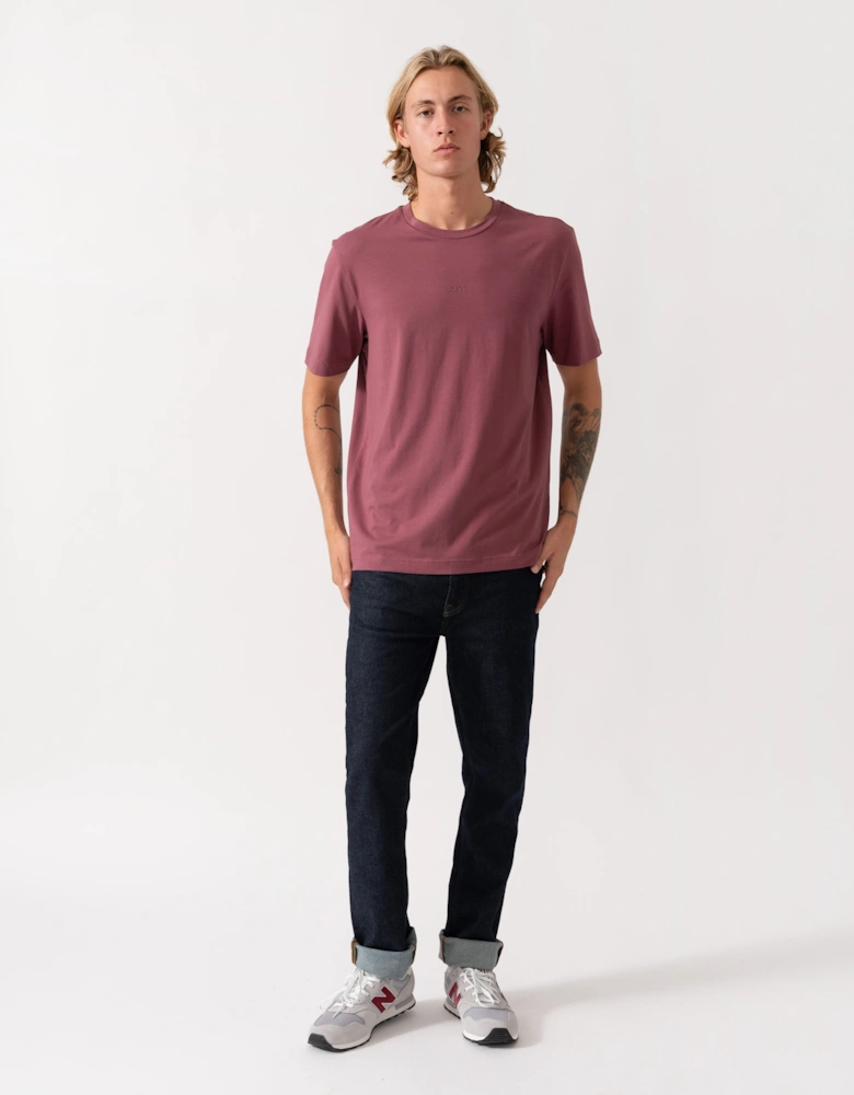 BOSS Orange TChup Mens Crew Neck Small Logo T-Shirt  - Medium Red 618