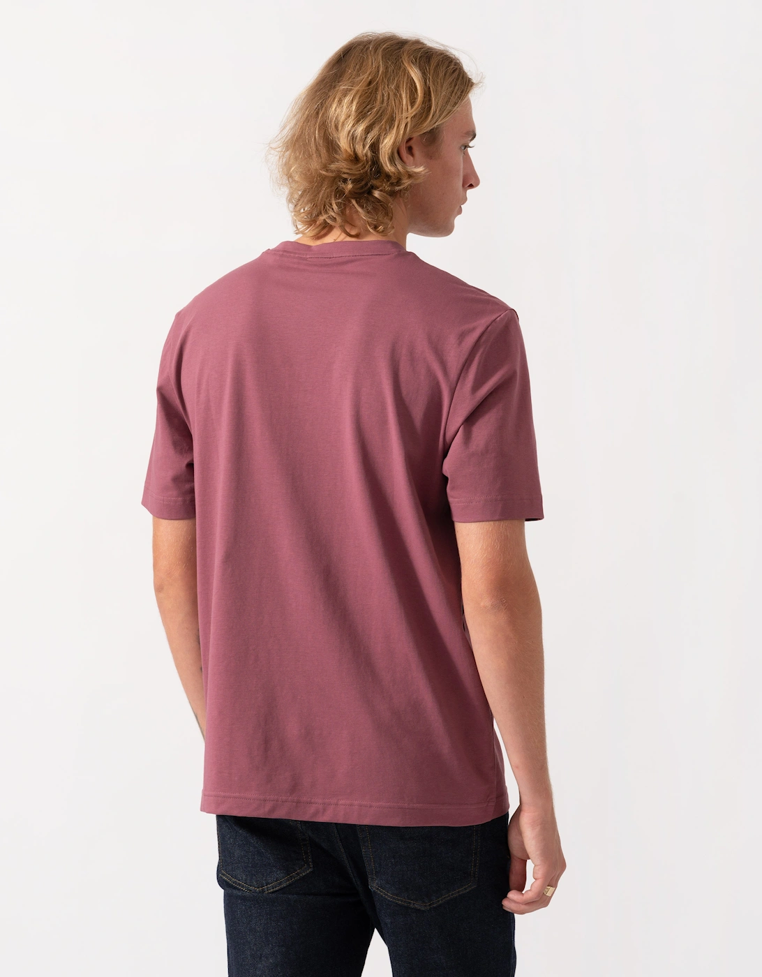 BOSS Orange TChup Mens Crew Neck Small Logo T-Shirt  - Medium Red 618