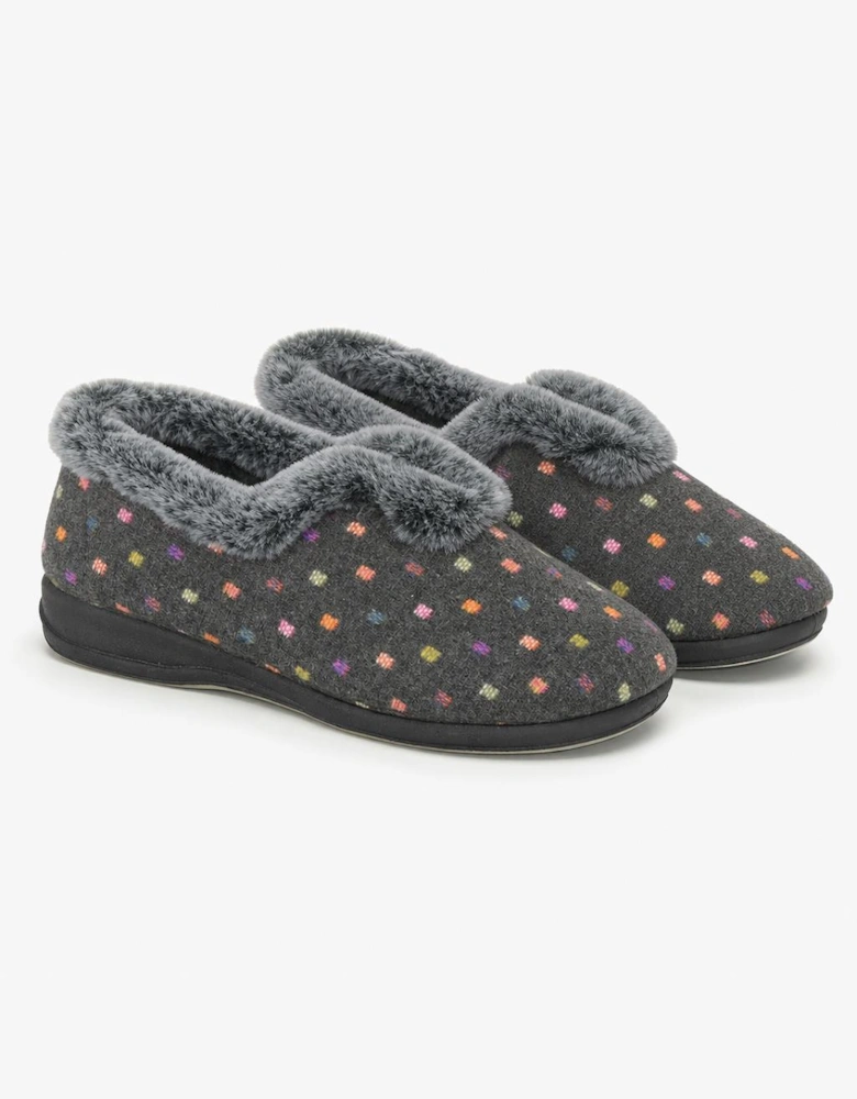 Sleepers NANCY Womens Full Slippers Grey