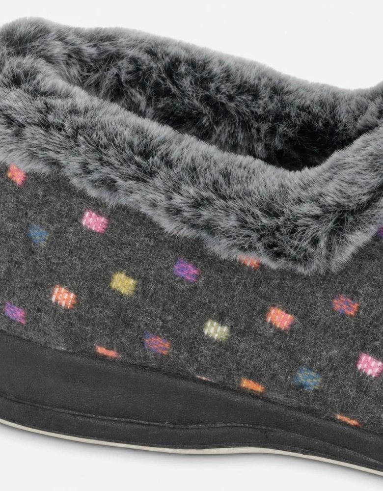 Sleepers NANCY Womens Full Slippers Grey