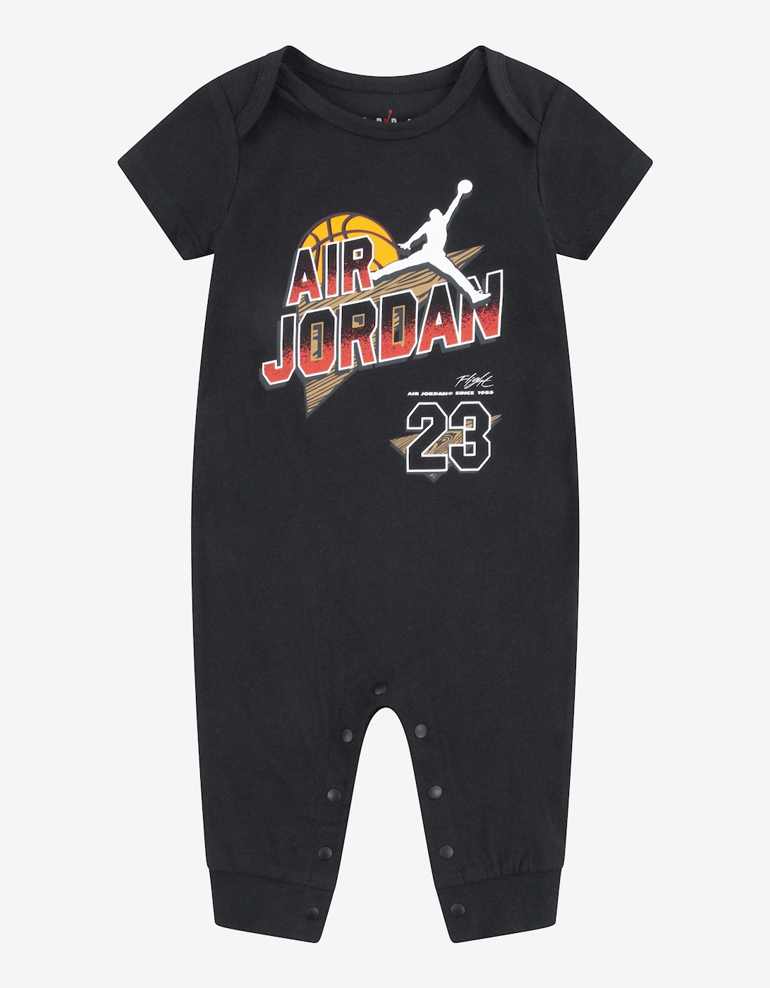 Jordan Baby Air Jordan Flight Romper in Black