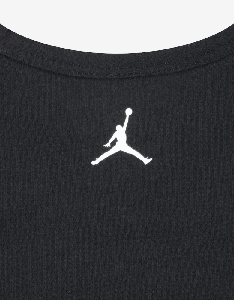 Jordan Baby Air Jordan Flight Romper in Black