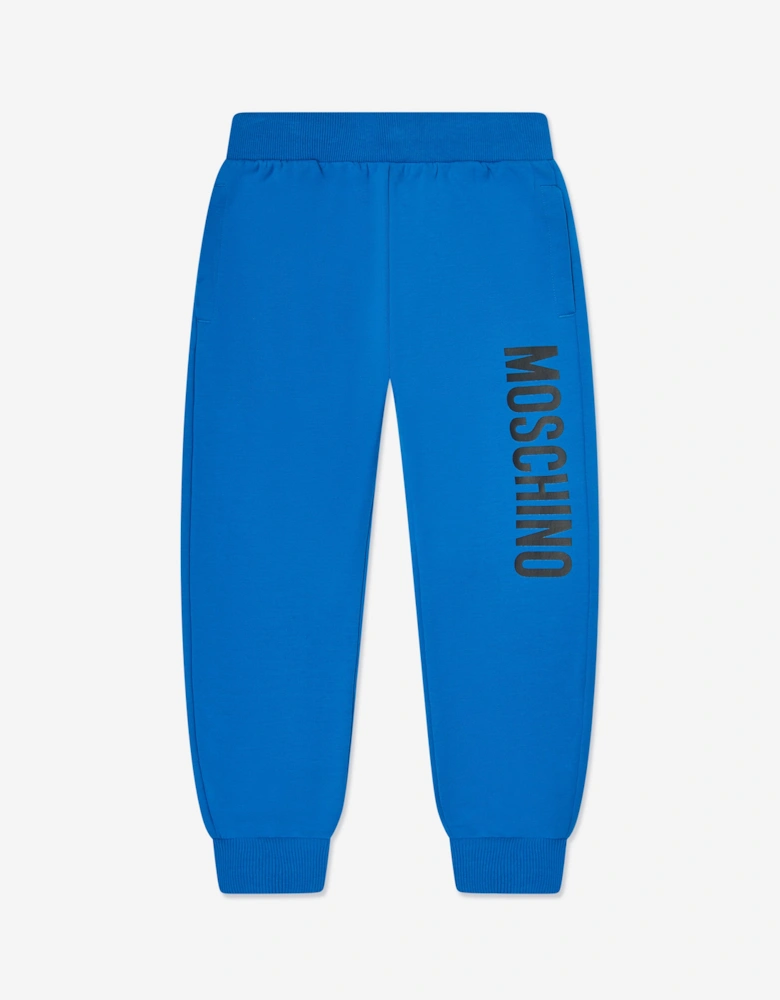 Moschino Kids Logo Tracksuit in Blue