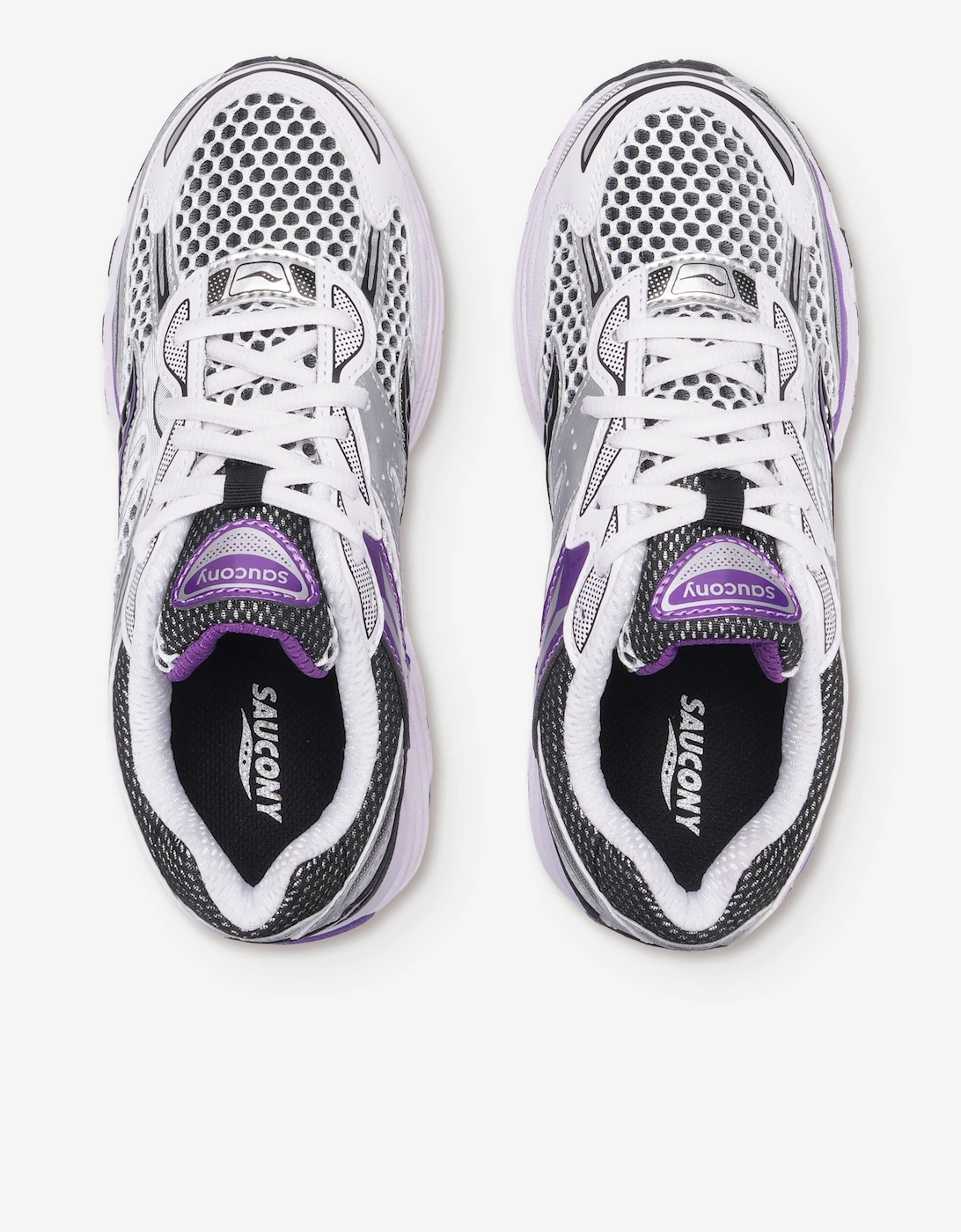 Saucony Girls OMNI 9 Trainers in Silver