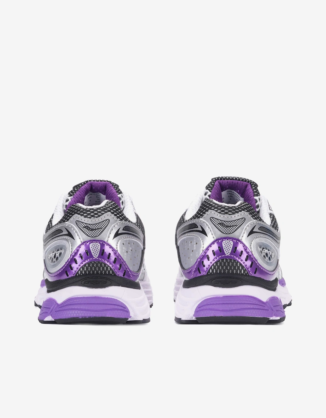 Saucony Girls OMNI 9 Trainers in Silver