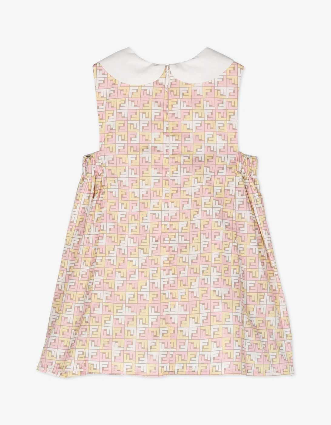 Fendi Baby Girls Micro Logo Dress in Multicolour