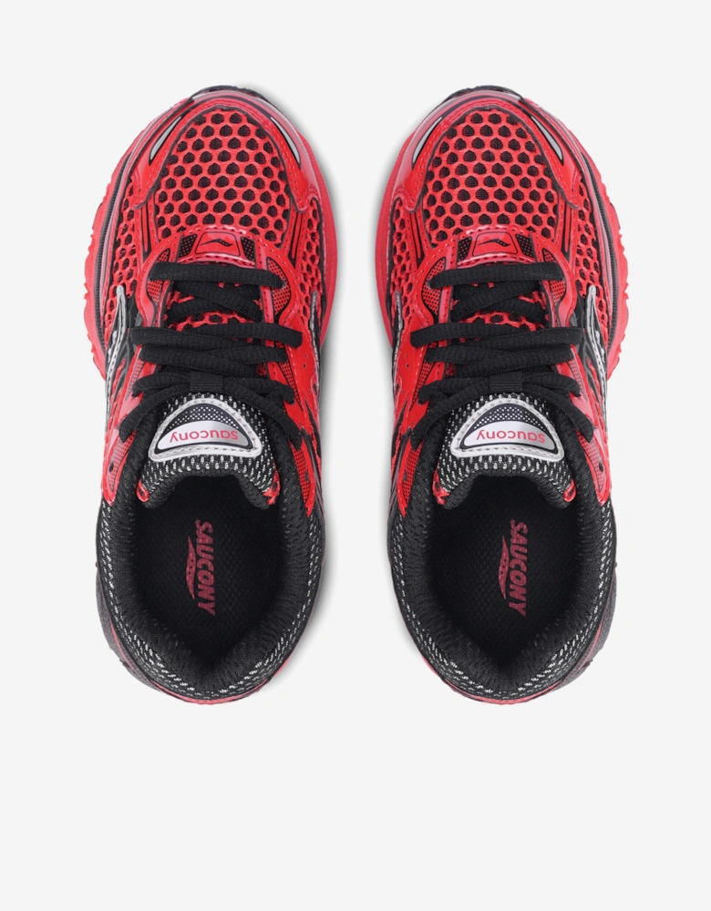 Saucony Kids OMNI 9 Trainers in Red