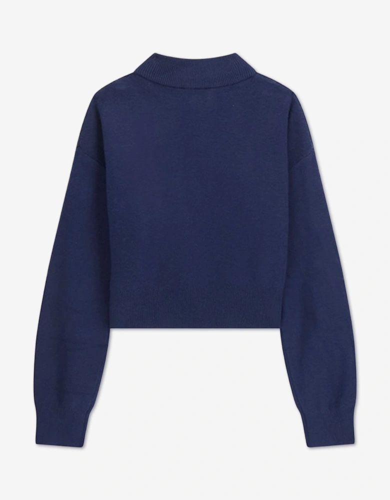 Guess Girls Logo Tracksuit in Navy