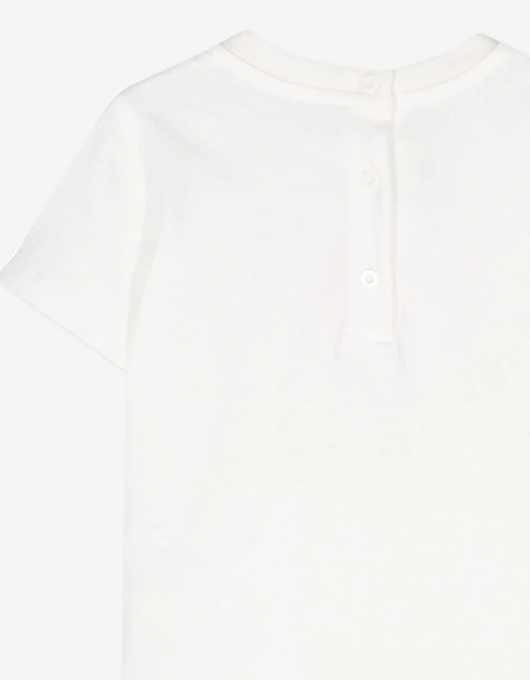 Fendi Baby Girls Heart Logo T-Shirt in White