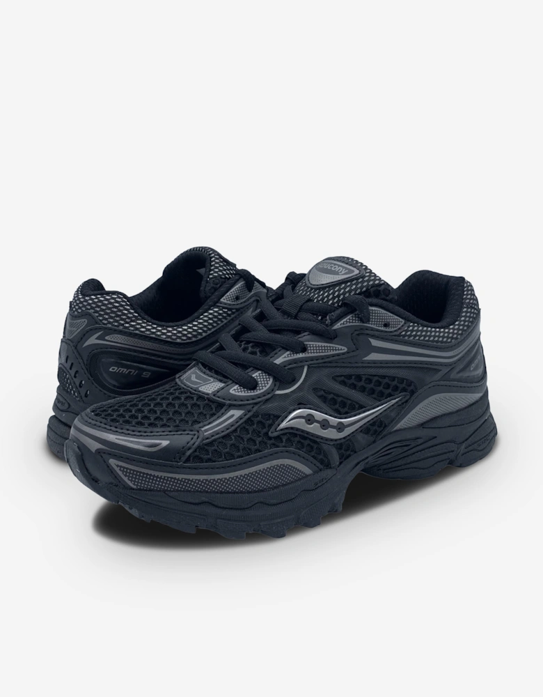 Saucony Kids OMNI 9 Trainers in Black