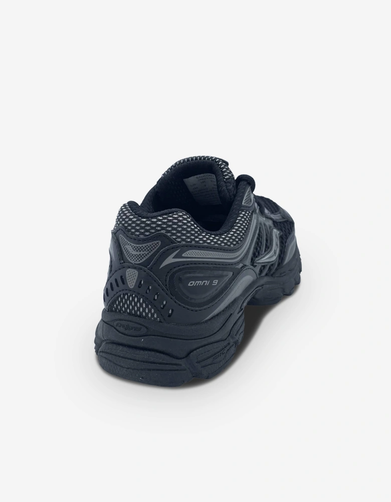 Saucony Kids OMNI 9 Trainers in Black