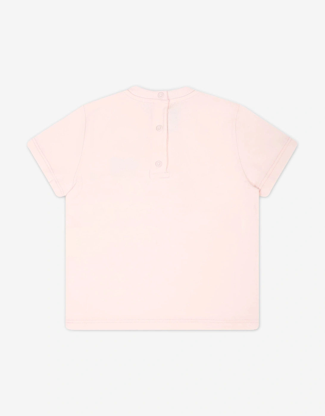 Fendi Baby Girls Logo T-Shirt in Pink