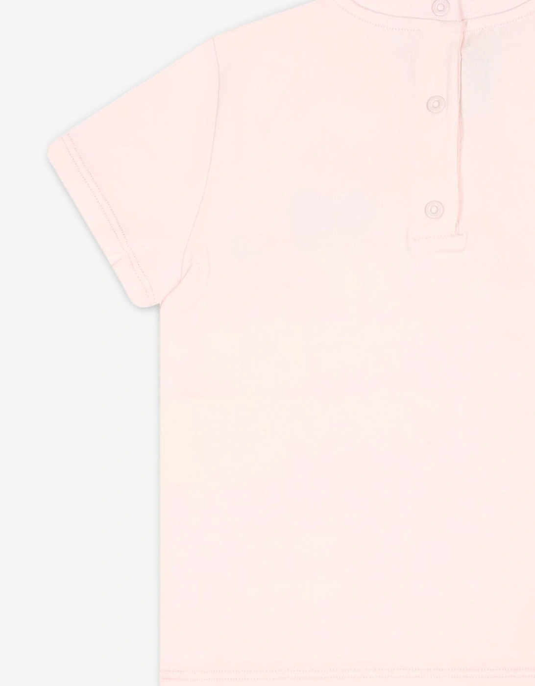 Fendi Baby Girls Logo T-Shirt in Pink