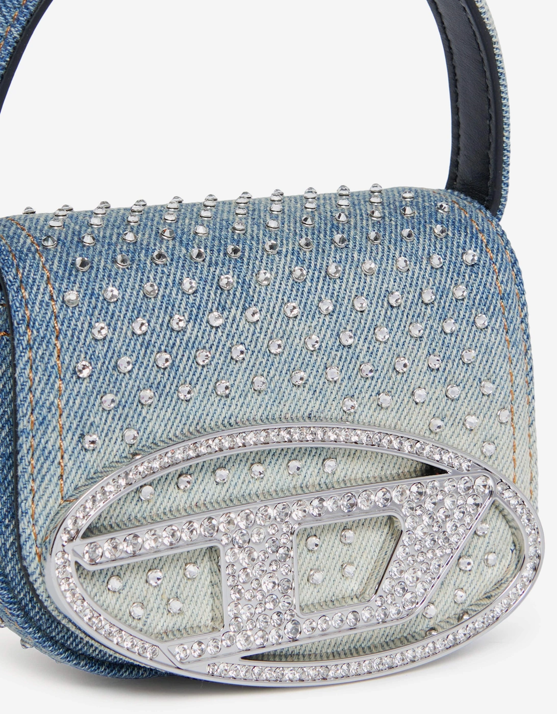 Diesel Girls Oval D Logo Handbag in Blue (20cm)