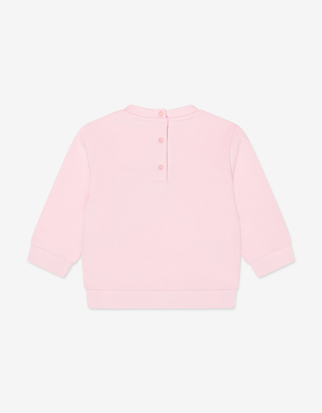 Fendi Baby Girls Logo Sweatshirt in Pink