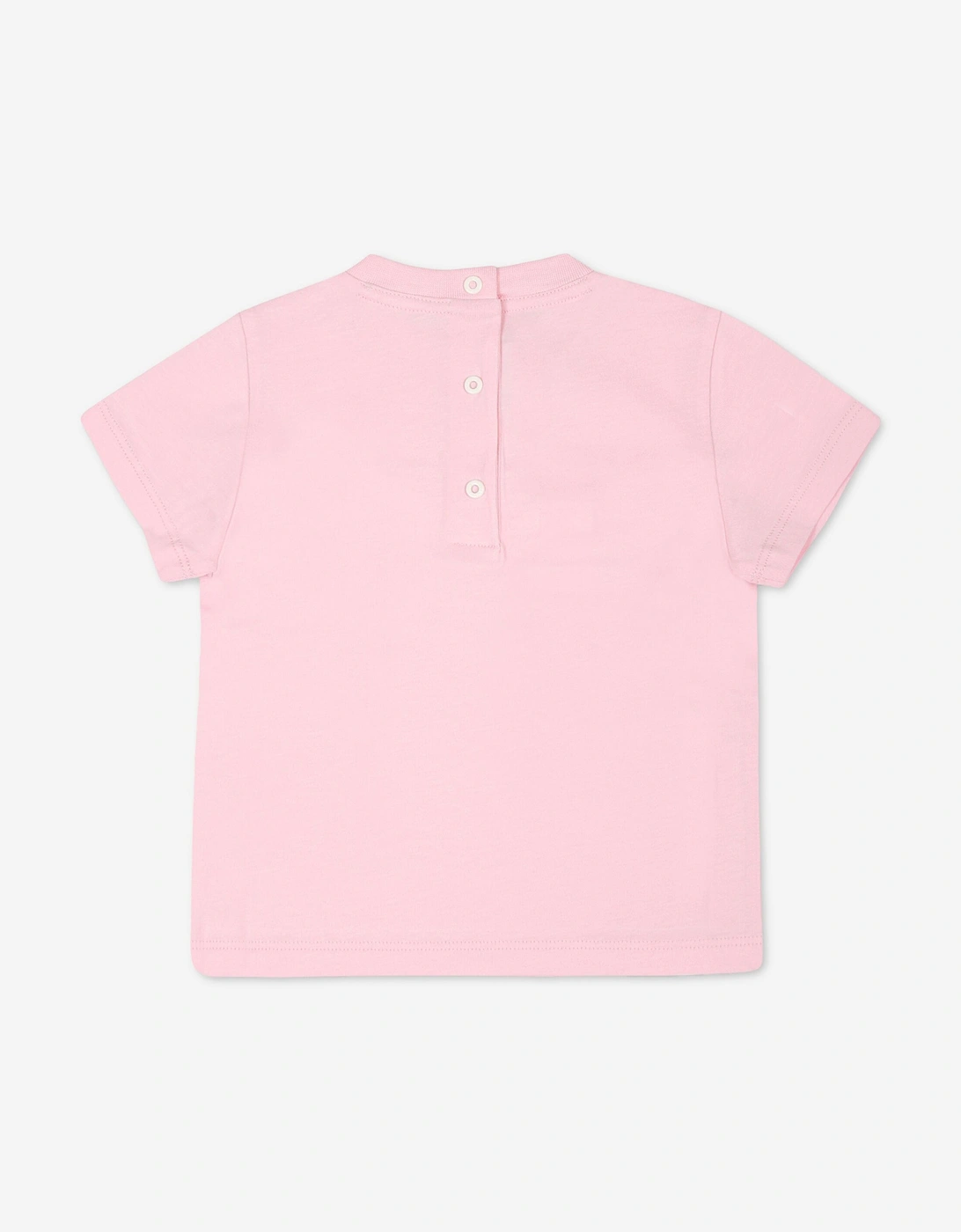 Fendi Baby Girls Logo T-Shirt in Pink