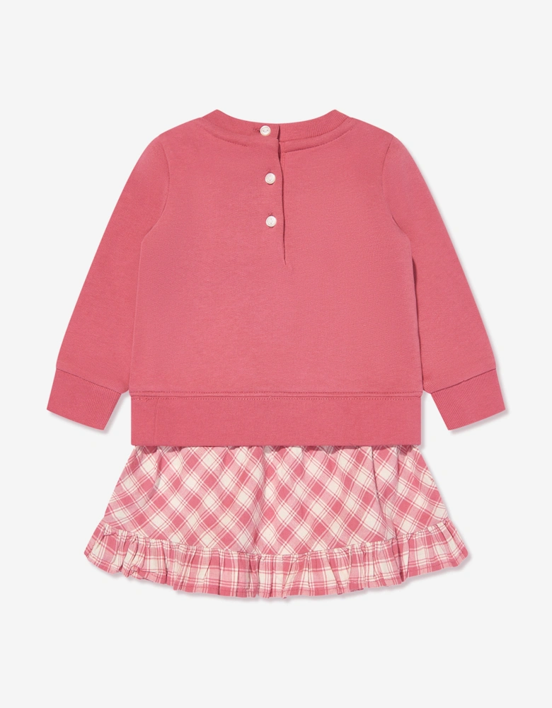 Ralph Lauren Baby Girls Sweater Dress in Pink