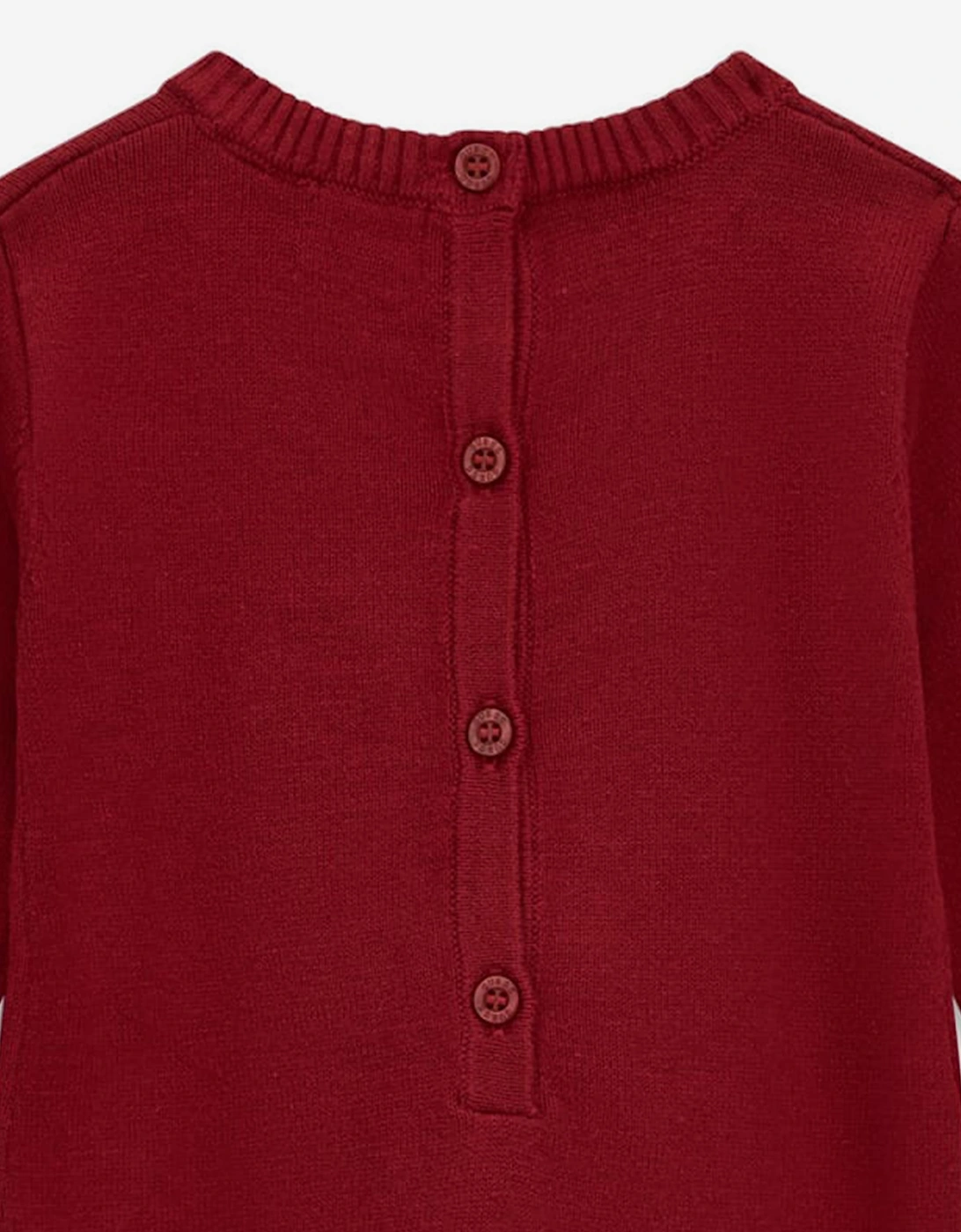 Guess Baby Teddy Bear Logo Romper in Red