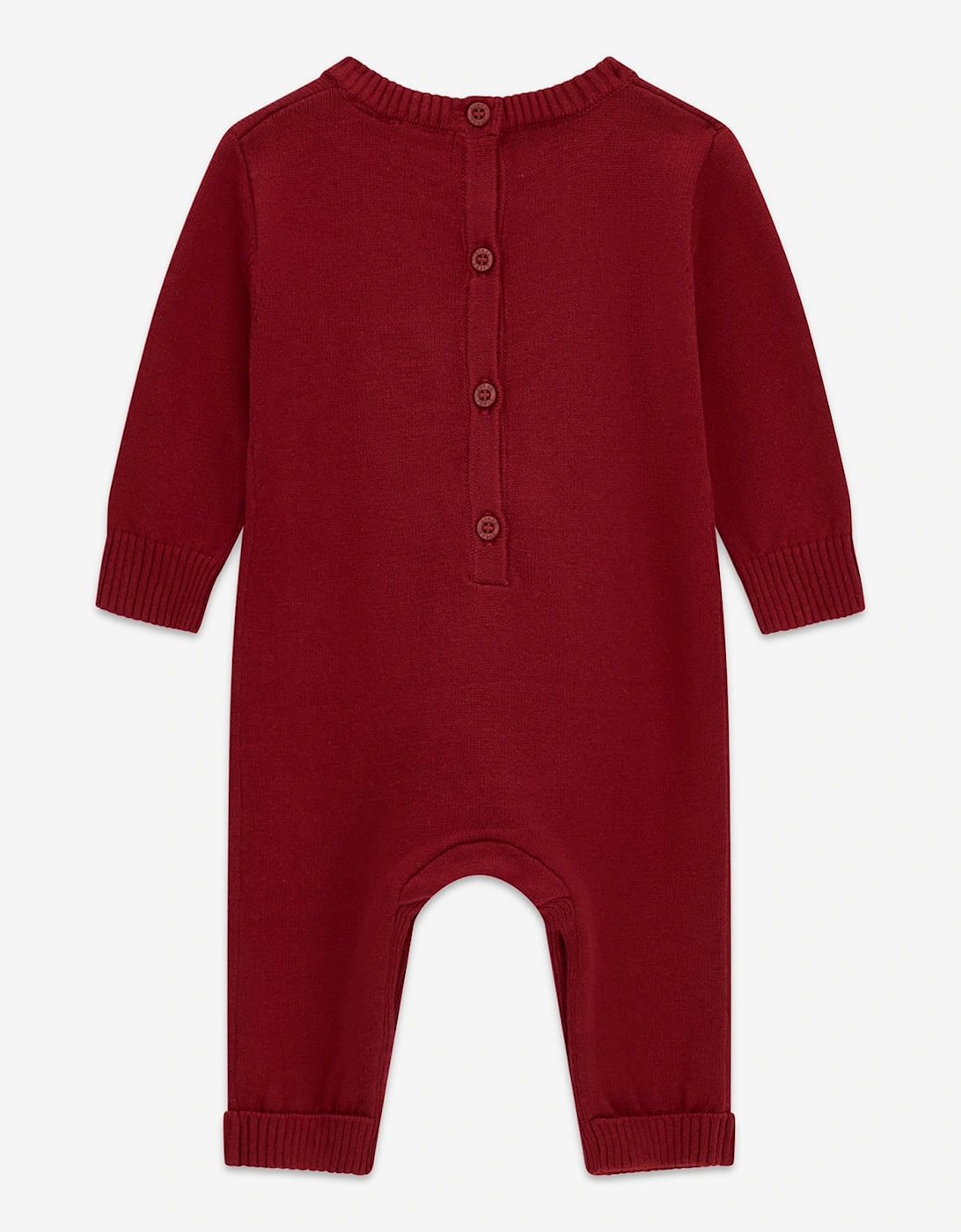 Guess Baby Teddy Bear Logo Romper in Red