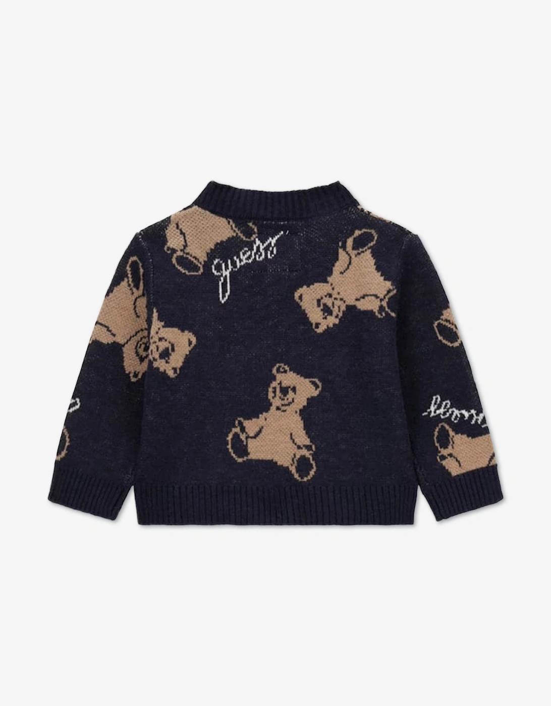 Guess Baby Teddy Bear 3 Piece Pant Set in Navy