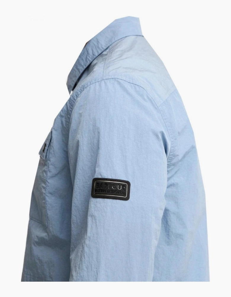 Barbour International Men's Light Blue Inline Overshirt